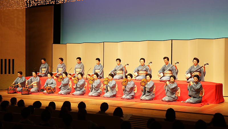 素囃子「元禄花見踊」（杵望会）